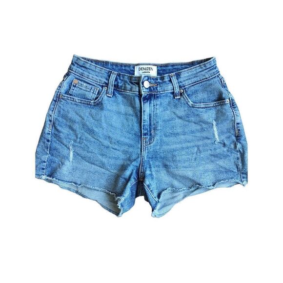 Levi's Denizen Shorts size 4 medium wash high rise - Picture 1 of 4